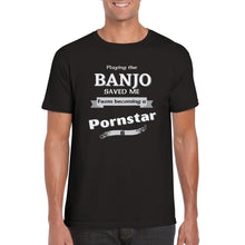 Load image into Gallery viewer, Playing the Banjo Saved Me T-shirt
