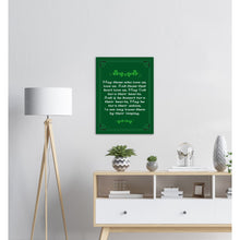 Load image into Gallery viewer, Old Irish Blessing Matte Poster #2
