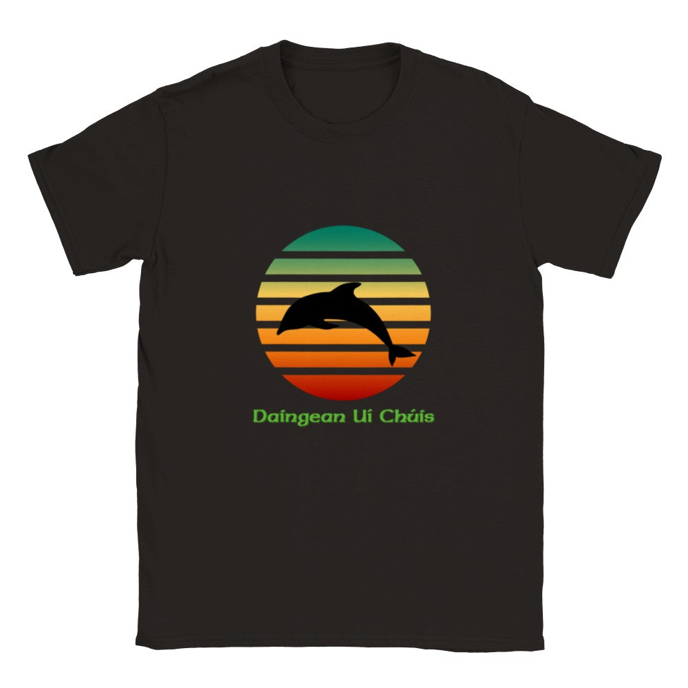Fungie Dingle Dolphin Sunset T-shirt