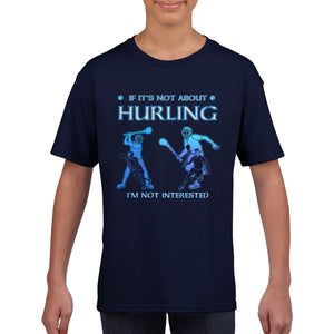 Not Hurling Not Interested Kids T-shirt