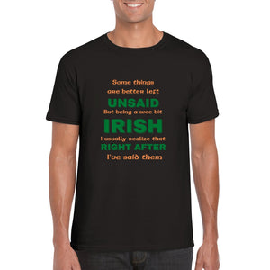 A Wee Bit Irish - Humor T-shirt