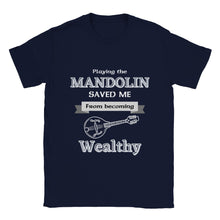 Load image into Gallery viewer, Playing the Mandolin Saved Me - T-shirt
