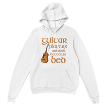 Load image into Gallery viewer, Guitar Players Are Better In Bed Hoodie
