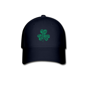 Green Shamrock Baseball Cap - navy