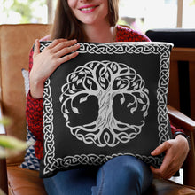 Load image into Gallery viewer, Yggdrasil Tree of Life Pillow
