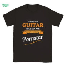 Load image into Gallery viewer, Playing the Guitar Saved Me T-shirt
